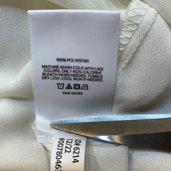 Express Mini Shift Dress Womens Size Large Floral Ruffle Neck Tiered Boho Fairy - Picture 10 of 11